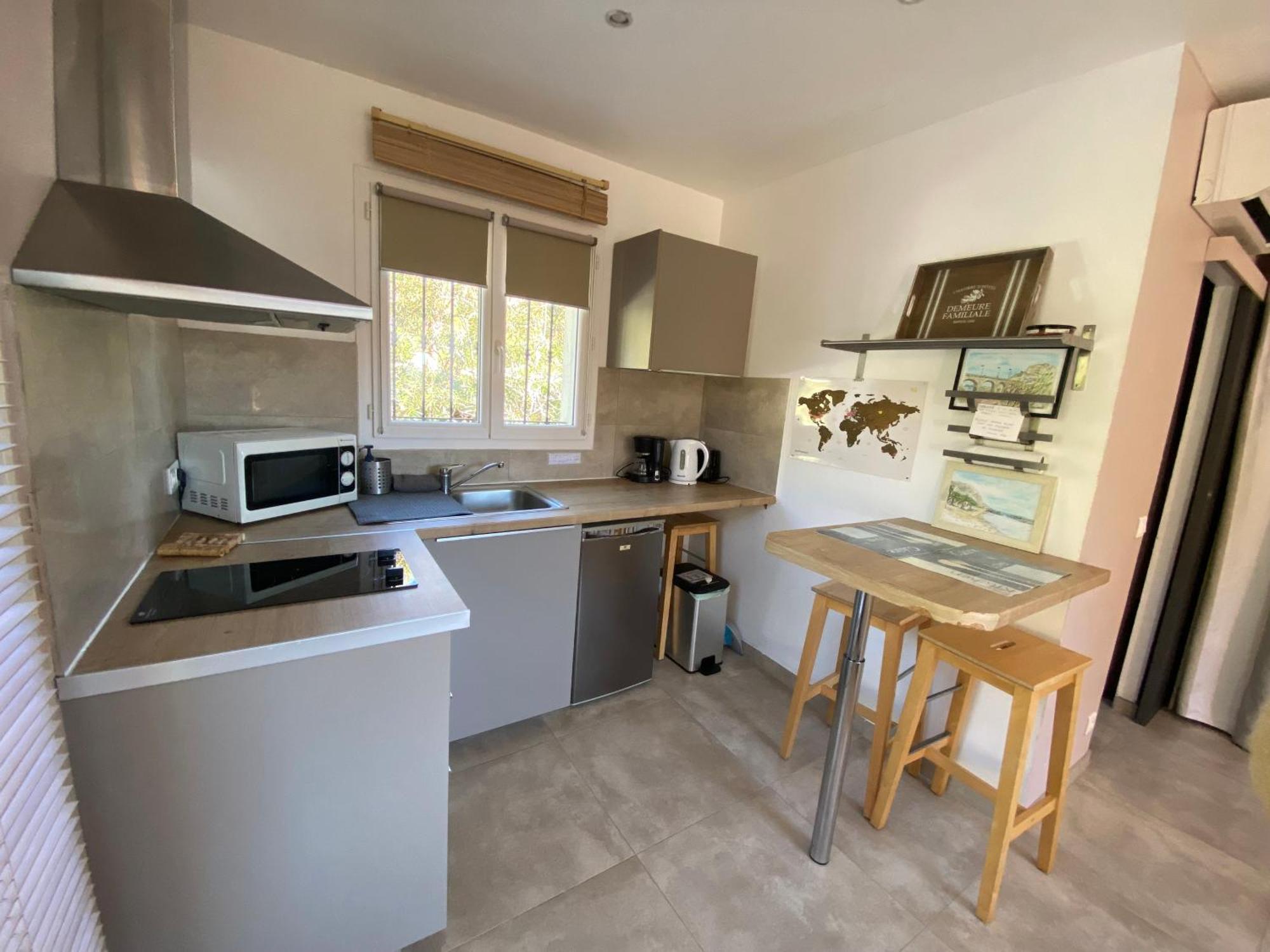 Studio Pied Village Eze - Dans Villa Recente - Parking Gratuit Zewnętrze zdjęcie