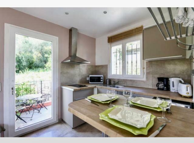Studio Pied Village Eze - Dans Villa Recente - Parking Gratuit Zewnętrze zdjęcie